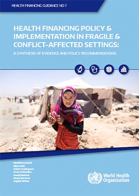 Cover of a report showing a young girl with headscarf and a tent and a desert landscape behind her