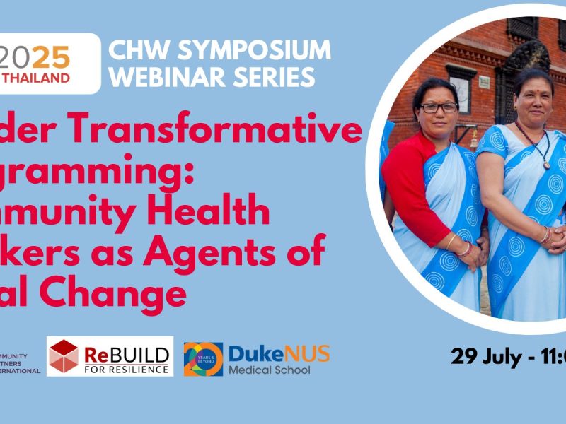 A photo of Nepali female community health workers Gender Transformative Programming: CHWs as Agents of Social Change