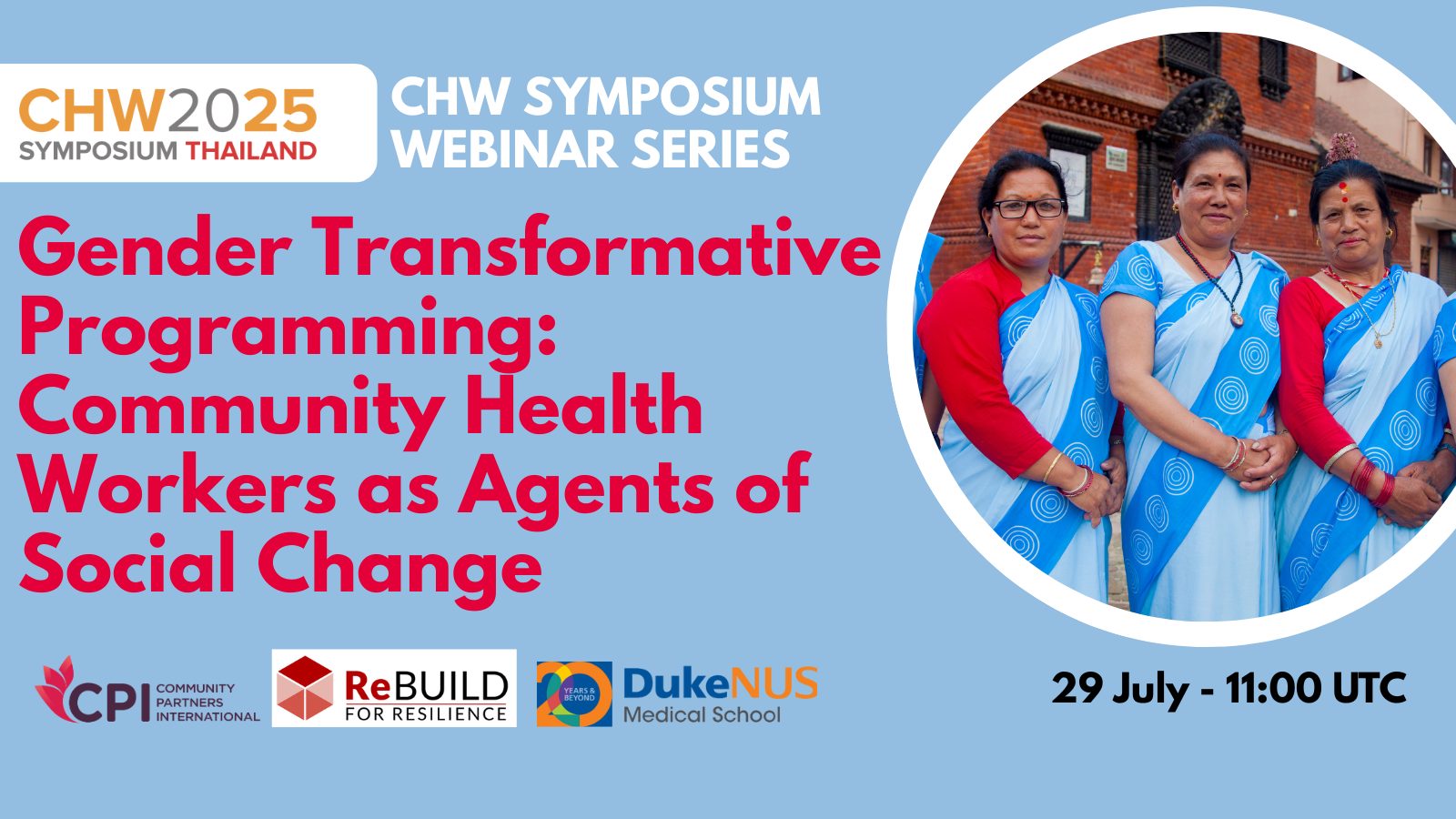 A photo of Nepali female community health workers Gender Transformative Programming: CHWs as Agents of Social Change