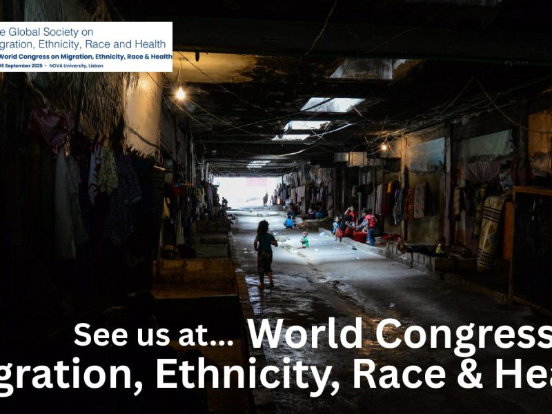 A dark underpass with children in the middle distance